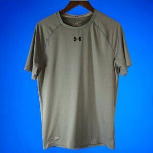 Under Armour Men's Gray Heatgear Compression Short Sleeve Shirt Size 2XL